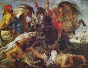 Peter Paul Rubens Rubens is known for the frenetic energy and lusty ebullience of his paintings, as typified by the Hippopotamus Hunt oil